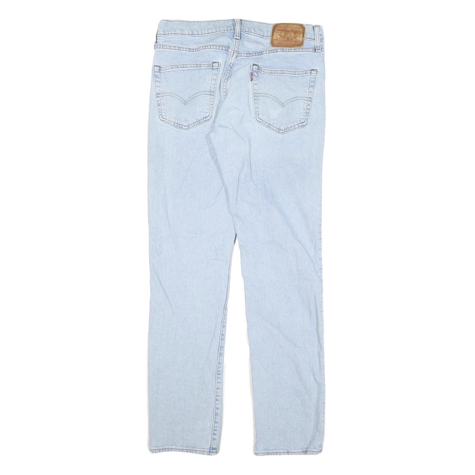 LEVI'S 511 Mens Slim Light Blue Denim Jeans W28 L30 Zip Classic Fit