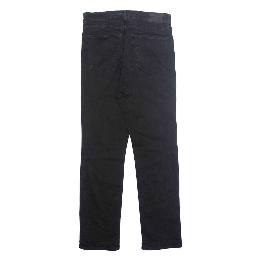 LEVI'S Womens Jeans Black Regular Tapered W29 L27