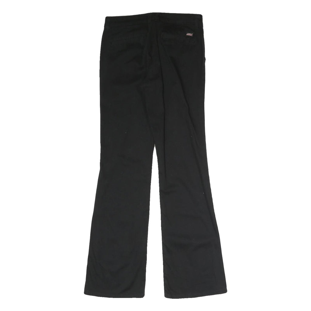 DICKIES Mens Cotton Black Regular Fit Straight Leg Trousers W28 L30 Workwear
