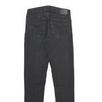 LEVI'S 711 Skinny Womens Jeans Black Slim Denim Raw W25 L30 Stretch