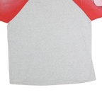 EVERYDAY LIFE Mens Grey & Red Red Pride Graphic T-Shirt XL Short Sleeve Crew