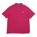 CHAPS Mens Red Short Sleeve Polo Shirt XL Cotton Blend Classic Fit Casual