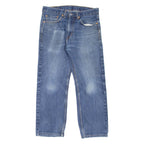 LEVI'S 505 Jeans Mens Blue Regular Straight Stone Wash W31 L26