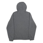 NIKE Mens Grey Hoodie L Cotton Blend Pullover Sports Sweatshirt