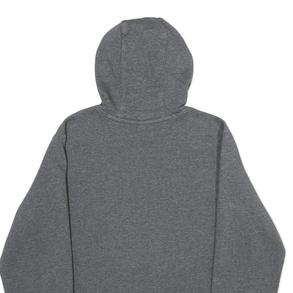 NIKE Mens Grey Hoodie L Cotton Blend Pullover Sports Sweatshirt