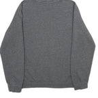 NIKE Mens Grey Hoodie L Cotton Blend Pullover Sports Sweatshirt