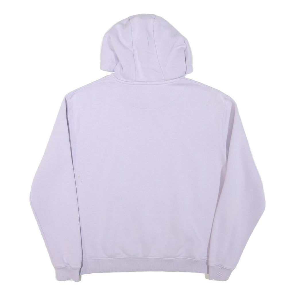 KARL KANI Mens Lilac Pullover Hoodie L Cotton Blend Casual Sweatshirt