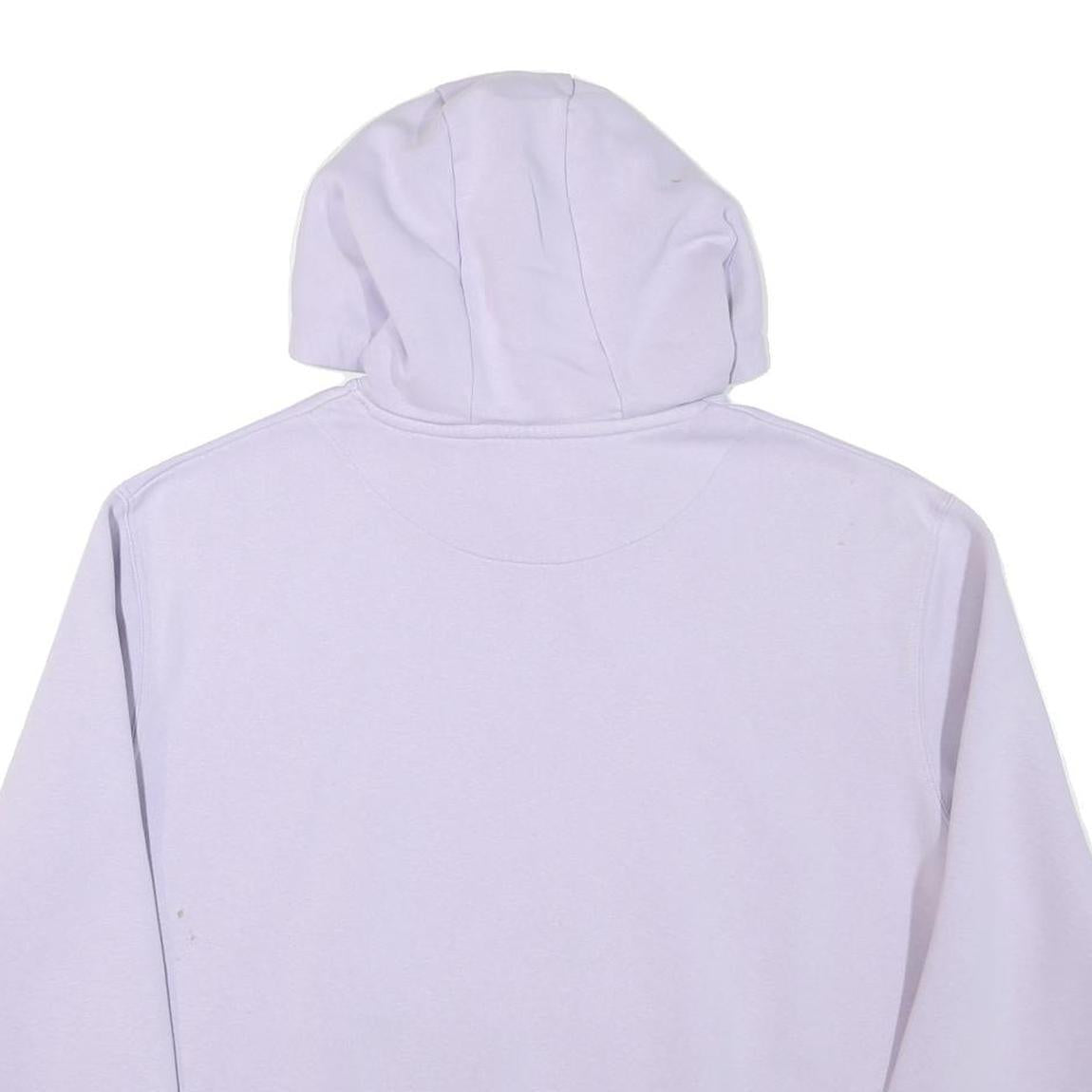 KARL KANI Mens Lilac Pullover Hoodie L Cotton Blend Casual Sweatshirt
