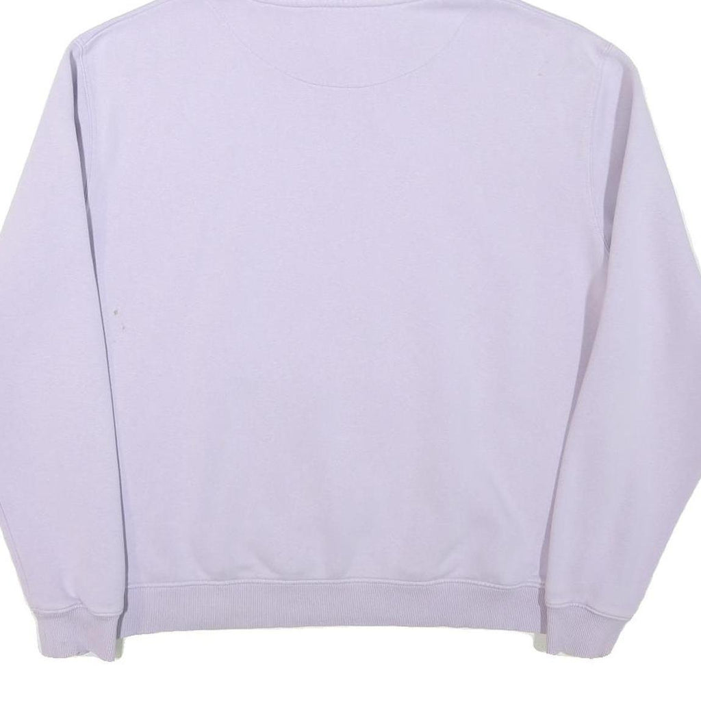 KARL KANI Mens Lilac Pullover Hoodie L Cotton Blend Casual Sweatshirt