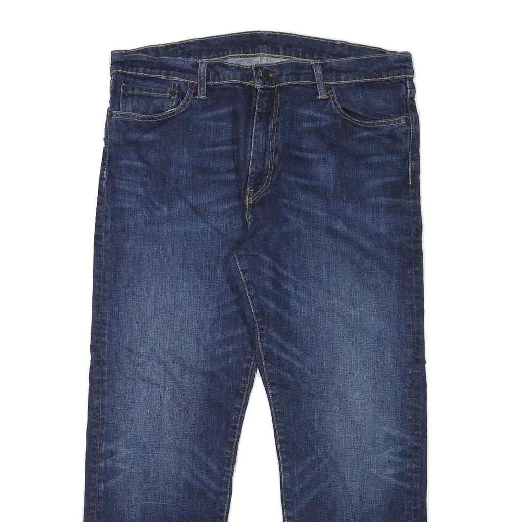 LEVI'S 504 Mens Jeans Blue Regular Straight Denim Medium W36 L27 Classic Cotton