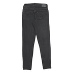 LEVI'S 711 Skinny Womens Jeans Black Slim Skinny Denim W25 L28 Stretch Zip
