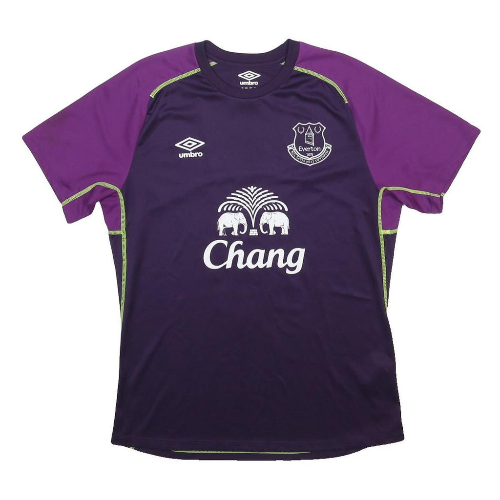 UMBRO Mens Purple Everton 2014-15 Lukaku 10 Football Training Shirt L