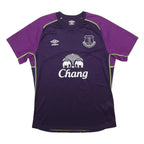 UMBRO Mens Purple Everton 2014-15 Lukaku 10 Football Training Shirt L