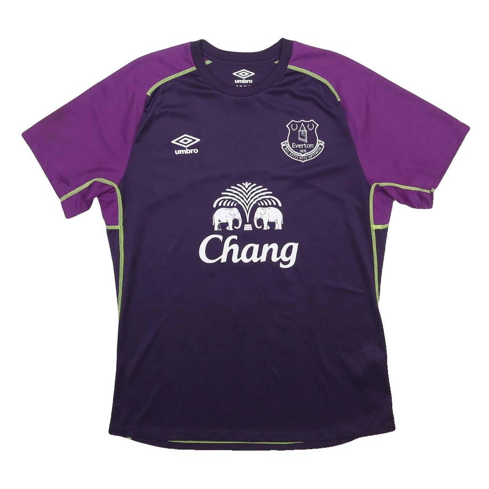 UMBRO Mens Purple Everton 2014-15 Lukaku 10 Football Training Shirt L
