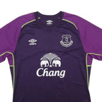 UMBRO Mens Purple Everton 2014-15 Lukaku 10 Football Training Shirt L
