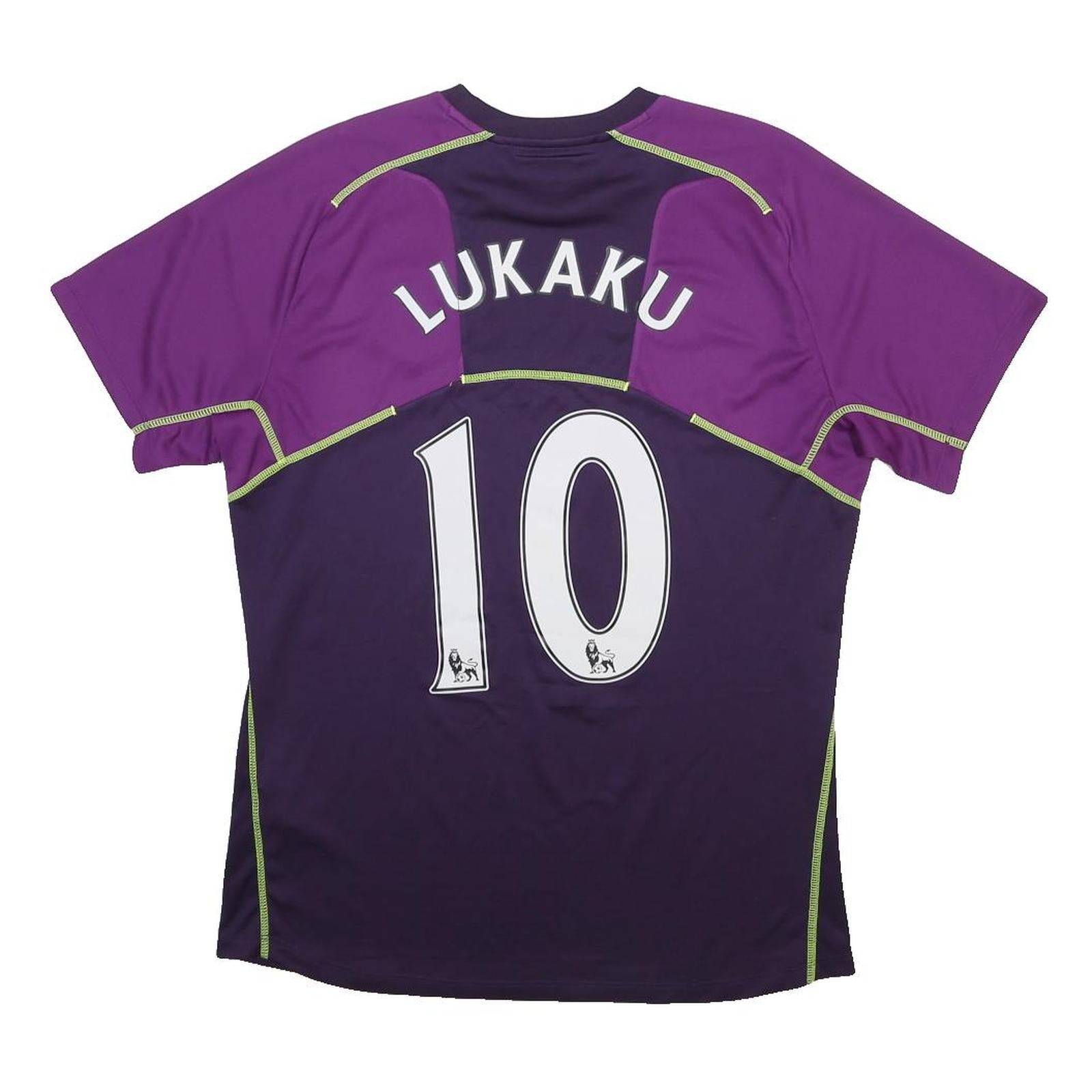 UMBRO Mens Purple Everton 2014-15 Lukaku 10 Football Training Shirt L