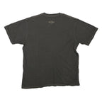 HARD ROCK CAFE Mens Black Cotton Blend Graphic T-Shirt L Short Sleeve Crew Neck