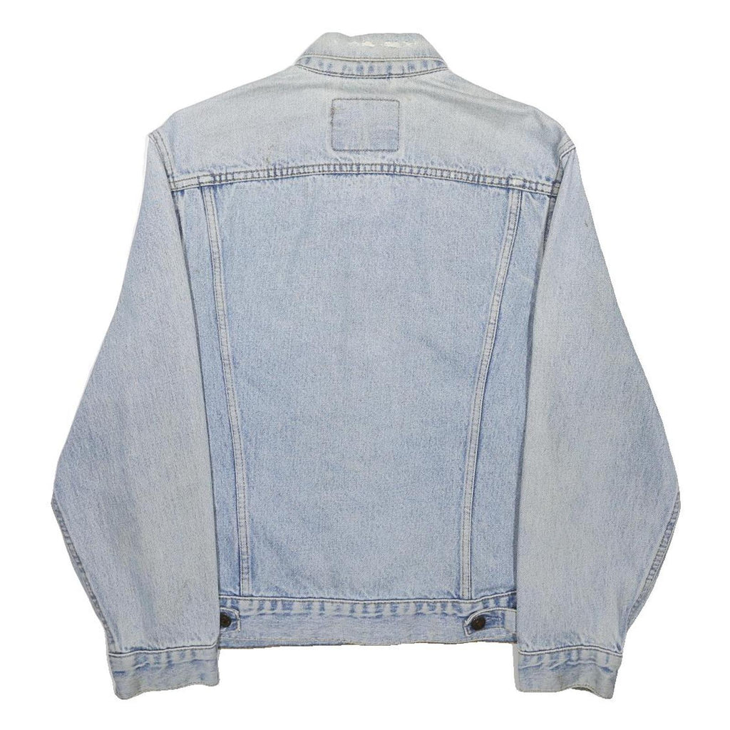 LEVI'S Mens Blue Denim Button Jacket S Cotton Classic Fit Vintage Casual