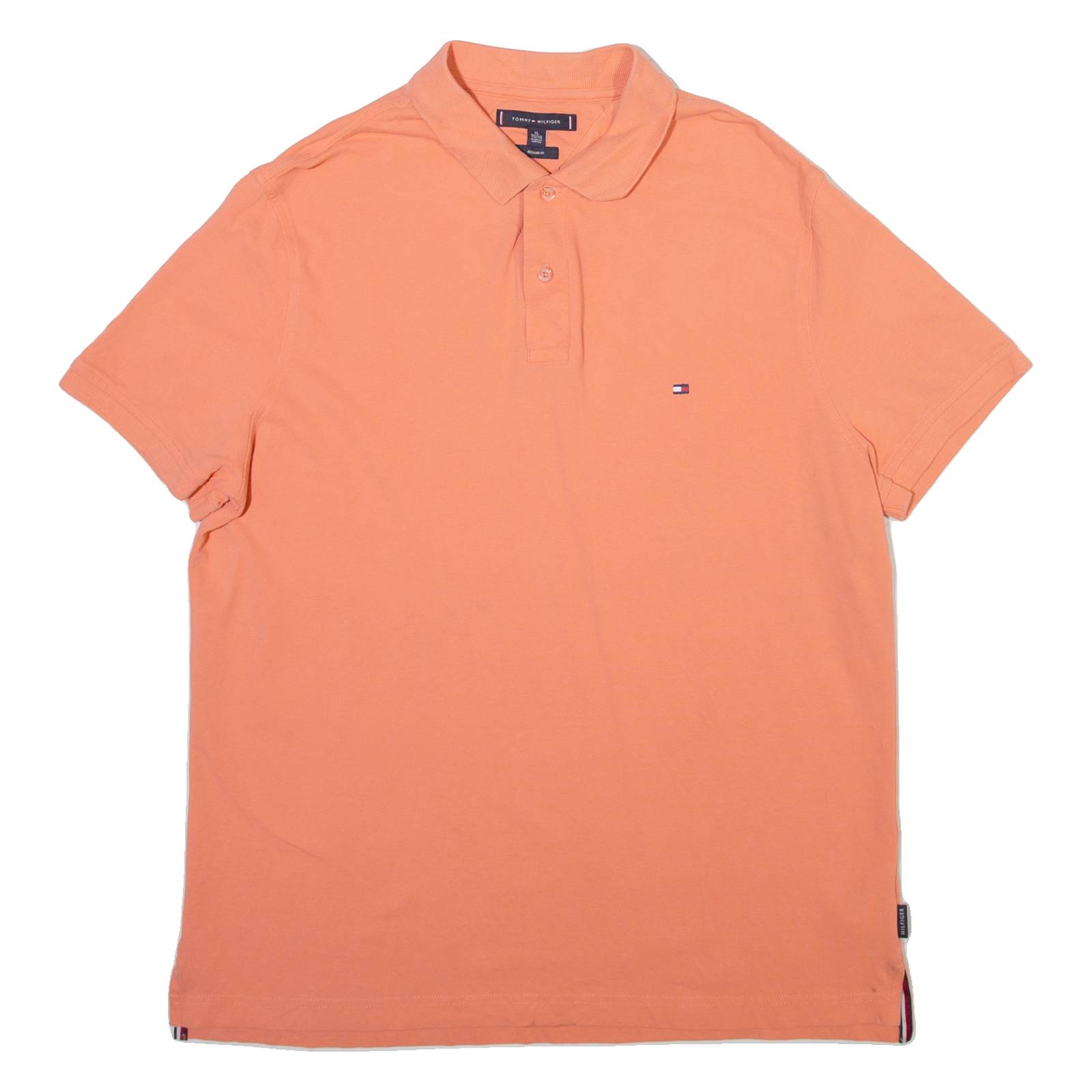 TOMMY HILFIGER Mens Polo Shirt Pink XL