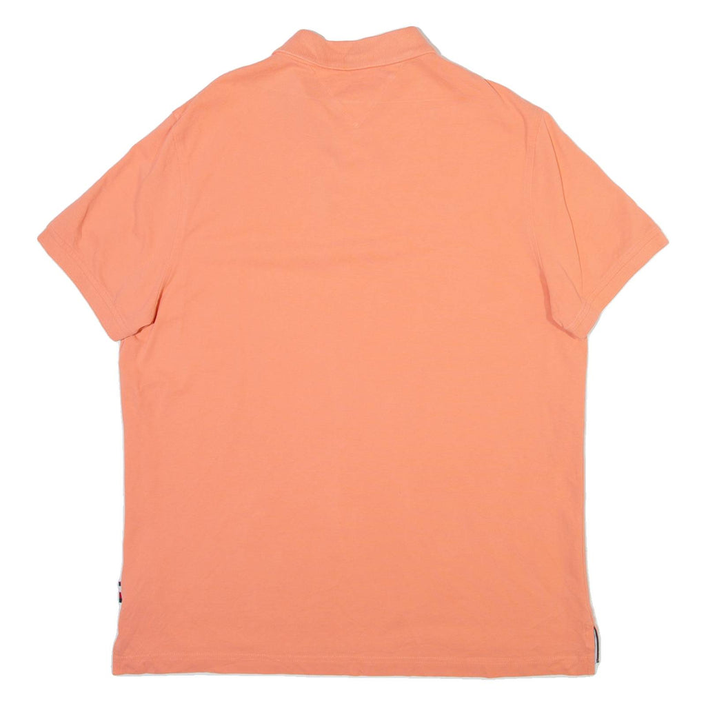 TOMMY HILFIGER Mens Polo Shirt Pink XL