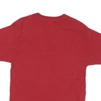 CHAMPION Mens Red IU Hoosiers Baseball Graphic T-Shirt L Crew Neck Short Sleeve