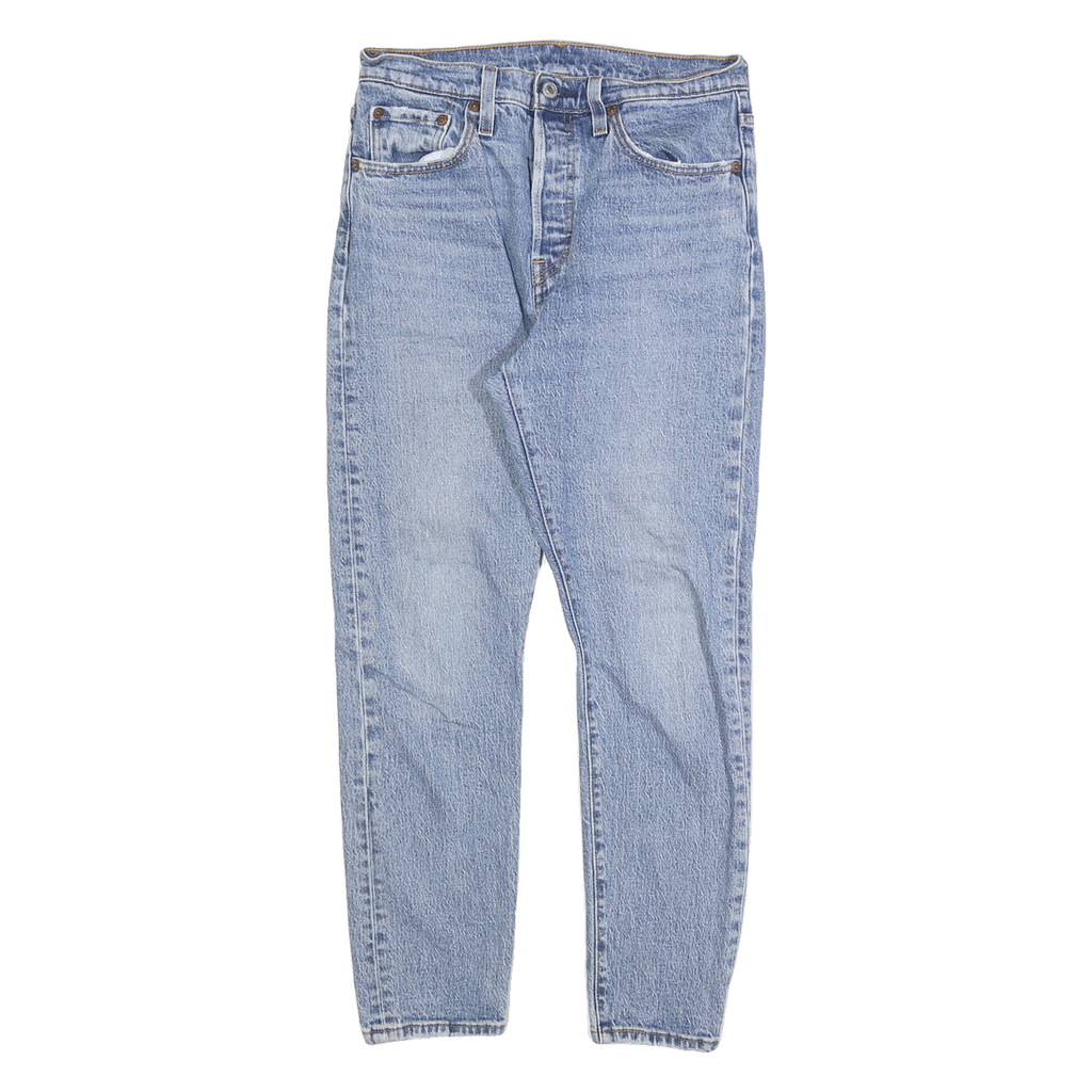 LEVI'S 501S Womens Jeans Blue Regular Straight Denim Light W27 L28 Classic