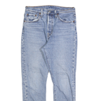 LEVI'S 501S Womens Jeans Blue Regular Straight Denim Light W27 L28 Classic