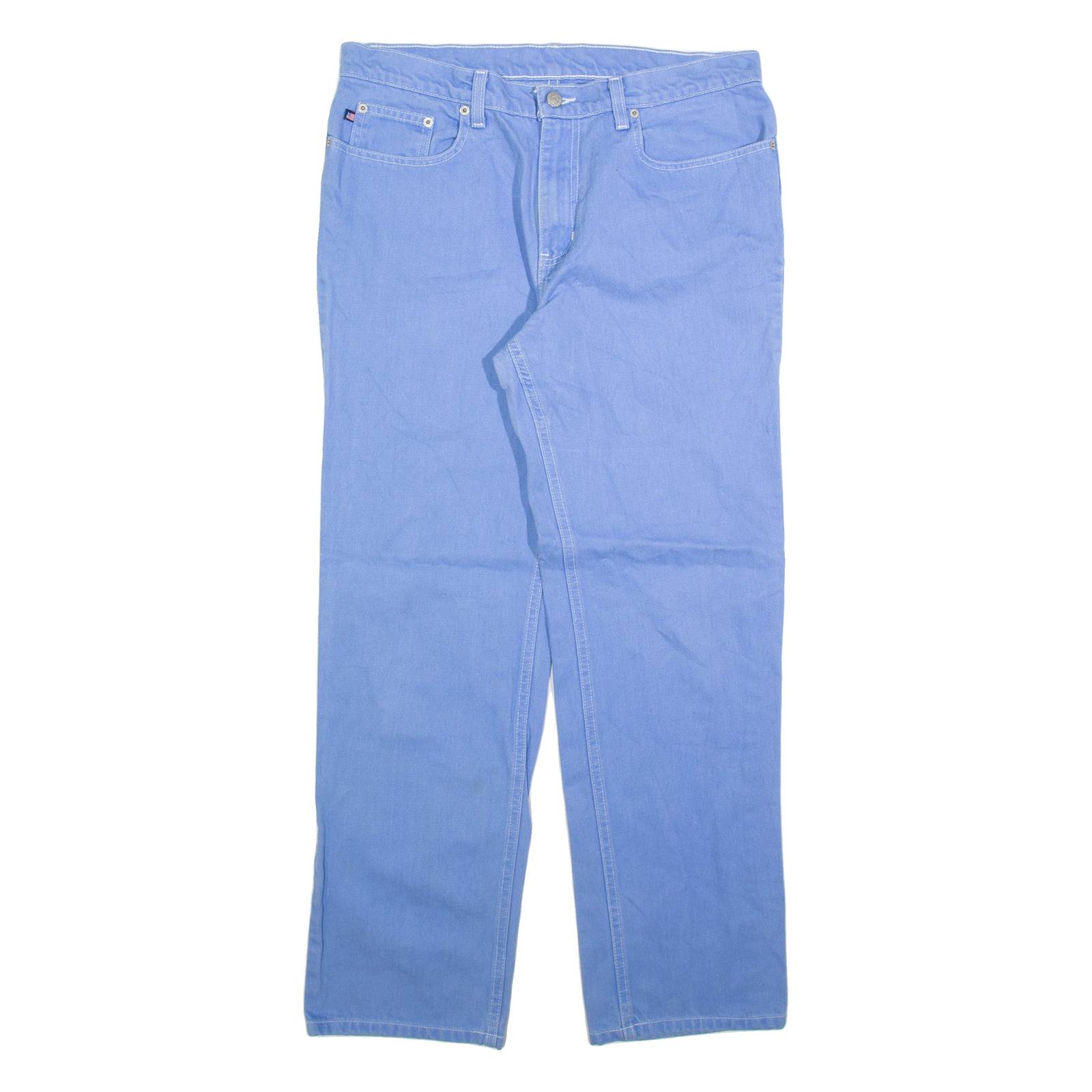 POLO RALPH LAUREN Womens Jeans Blue Regular Straight W32 L30