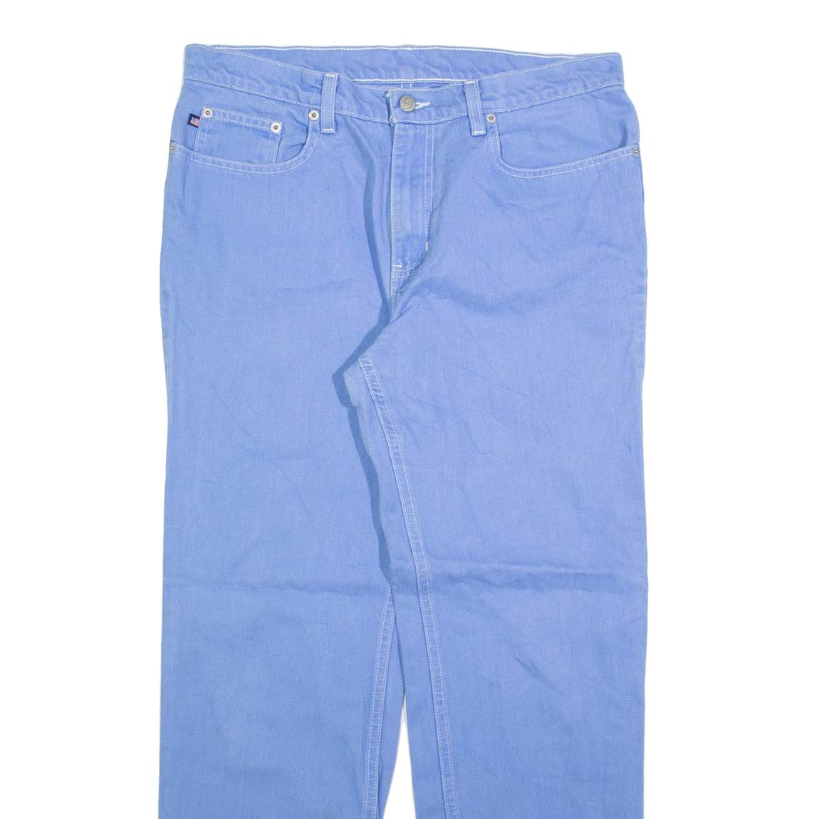 POLO RALPH LAUREN Womens Jeans Blue Regular Straight W32 L30