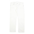 DONDUP Womens White Regular Fit Straight Denim Jeans Cotton Blend Zip W32 L30