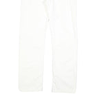 DONDUP Womens White Regular Fit Straight Denim Jeans Cotton Blend Zip W32 L30