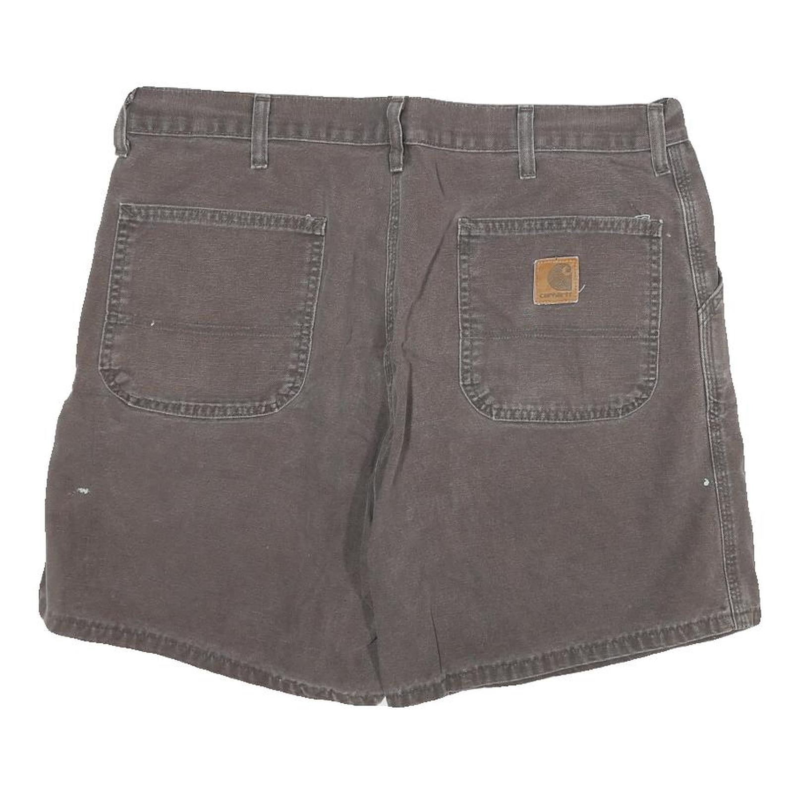 CARHARTT Mens Shorts Brown Casual Classic 2XL W36 Workwear Cotton Blend