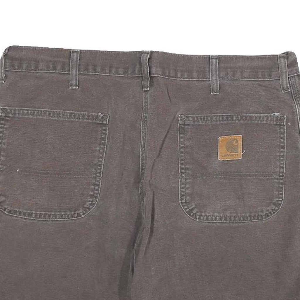 CARHARTT Mens Shorts Brown Casual Classic 2XL W36 Workwear Cotton Blend