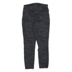 DKNY Womens Black Slim Skinny Denim Cotton Blend W29 L26 Camouflage Print Jeans