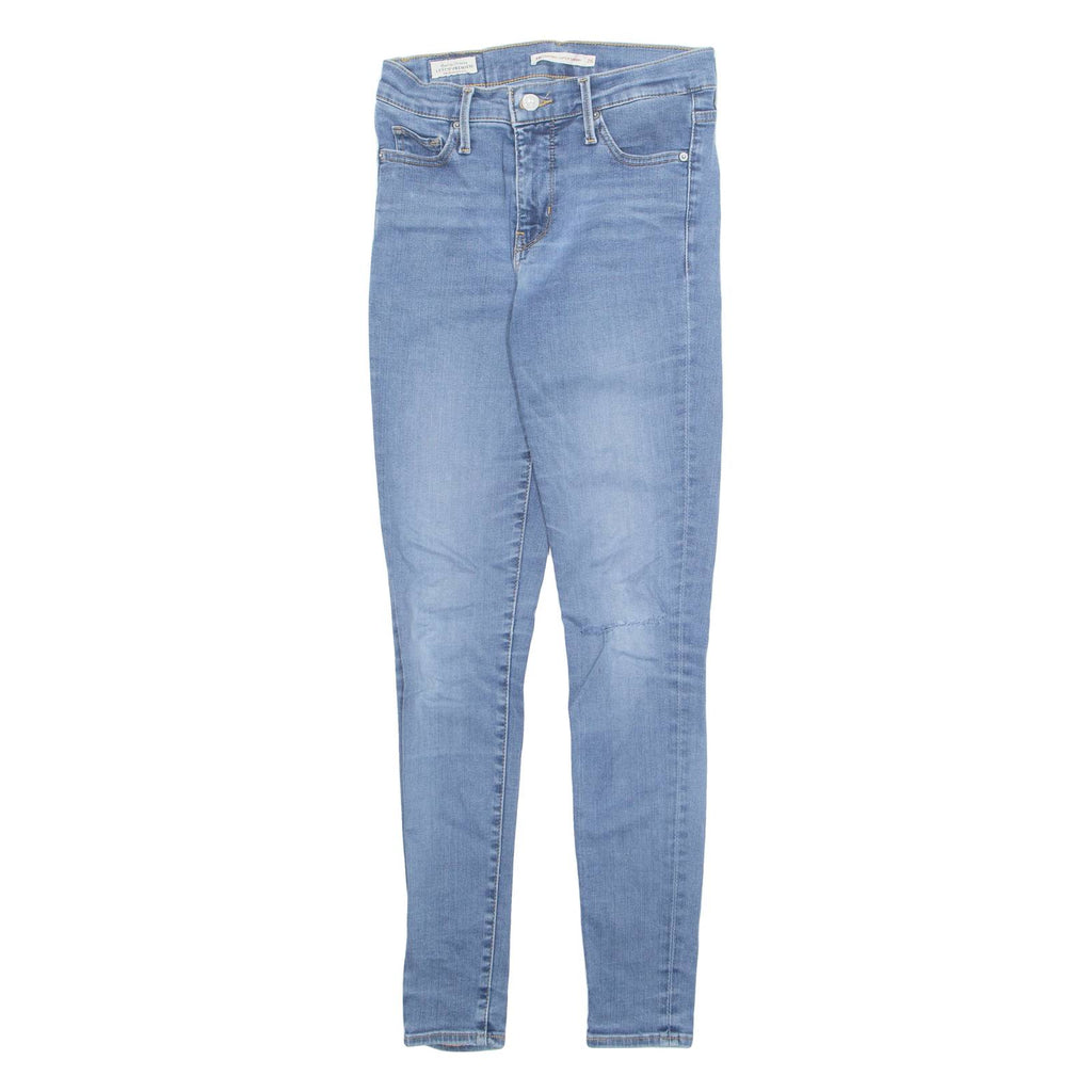 LEVI'S Big E 310 Womens Jeans Black Regular Skinny Stone Wash W26 L30