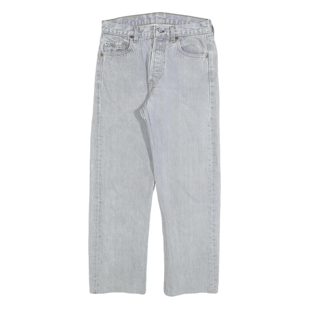 LEVI'S Womens Jeans Blue Regular Straight Denim W26 L25 Button Closure