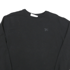 FILA Mens Black Crew Neck M Sweatshirt Cotton Blend Pullover Casual