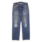 LEVI'S 751 02 Mens Jeans Blue Relaxed Straight Denim Medium W33 L32 Classic Fit