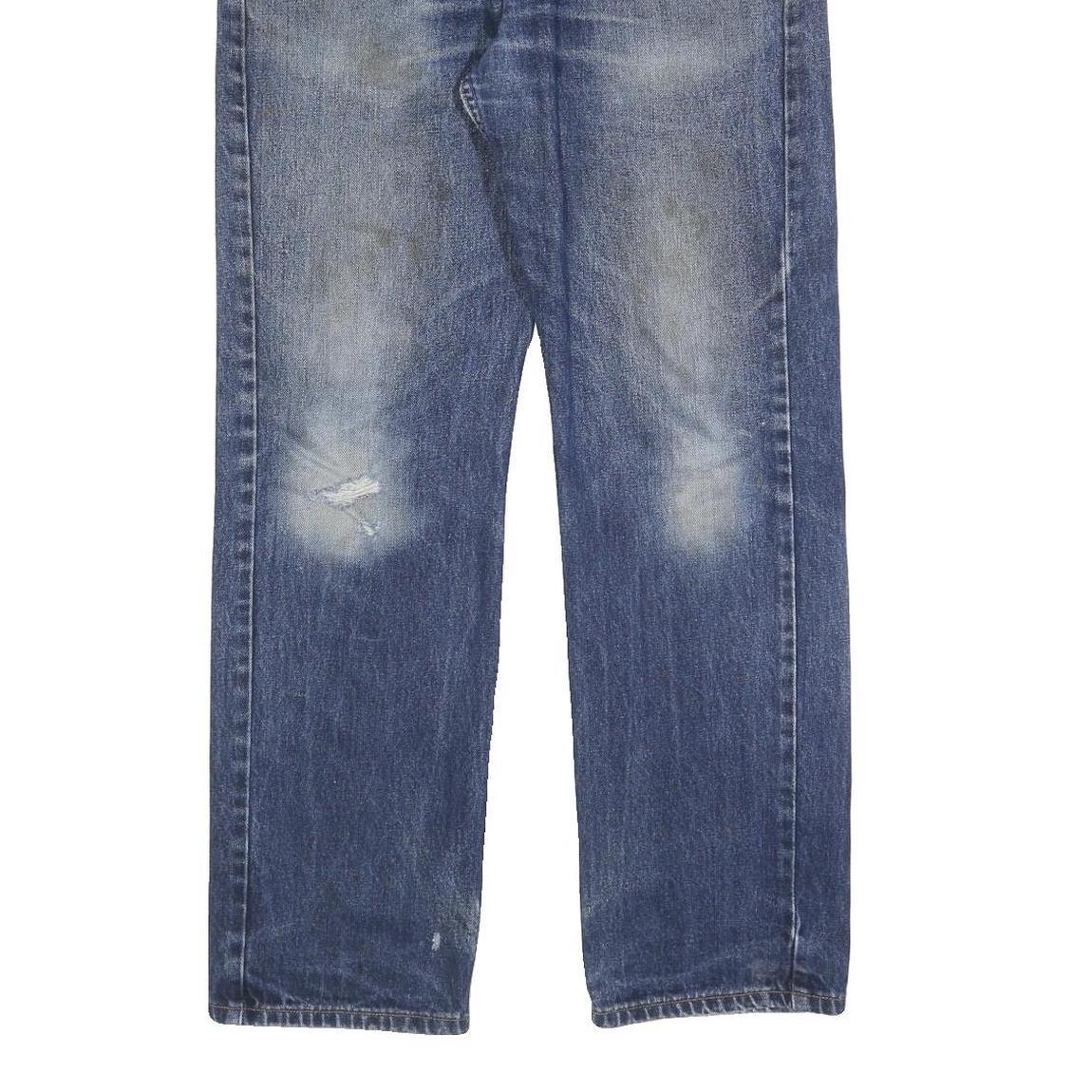 LEVI'S 751 02 Mens Jeans Blue Relaxed Straight Denim Medium W33 L32 Classic Fit