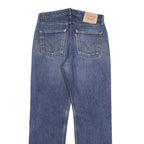 LEVI'S 751 02 Mens Jeans Blue Relaxed Straight Denim Medium W33 L32 Classic Fit
