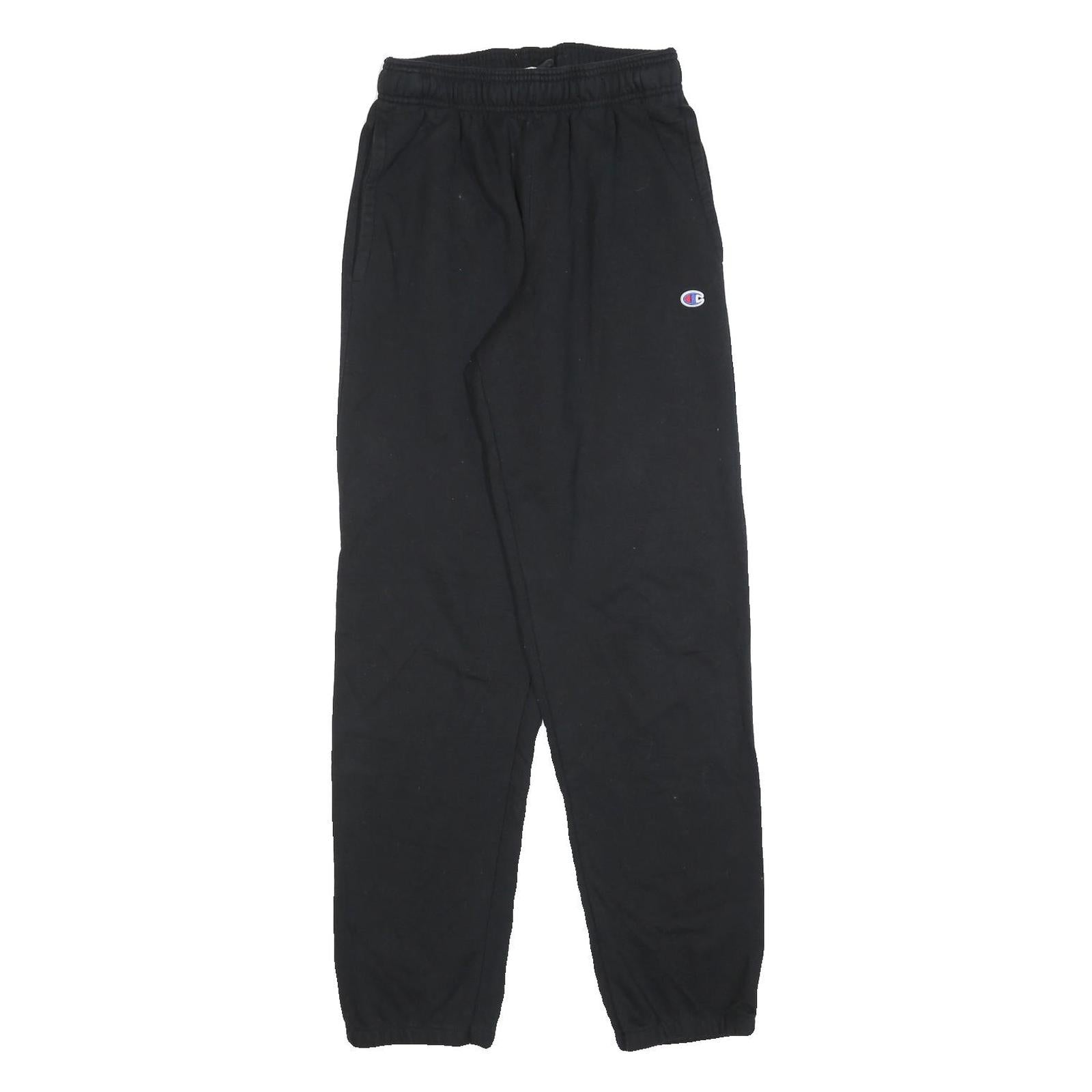 CHAMPION Womens Joggers Black M W26 L31 Slim Tapered Logo Casual Comfort Wear