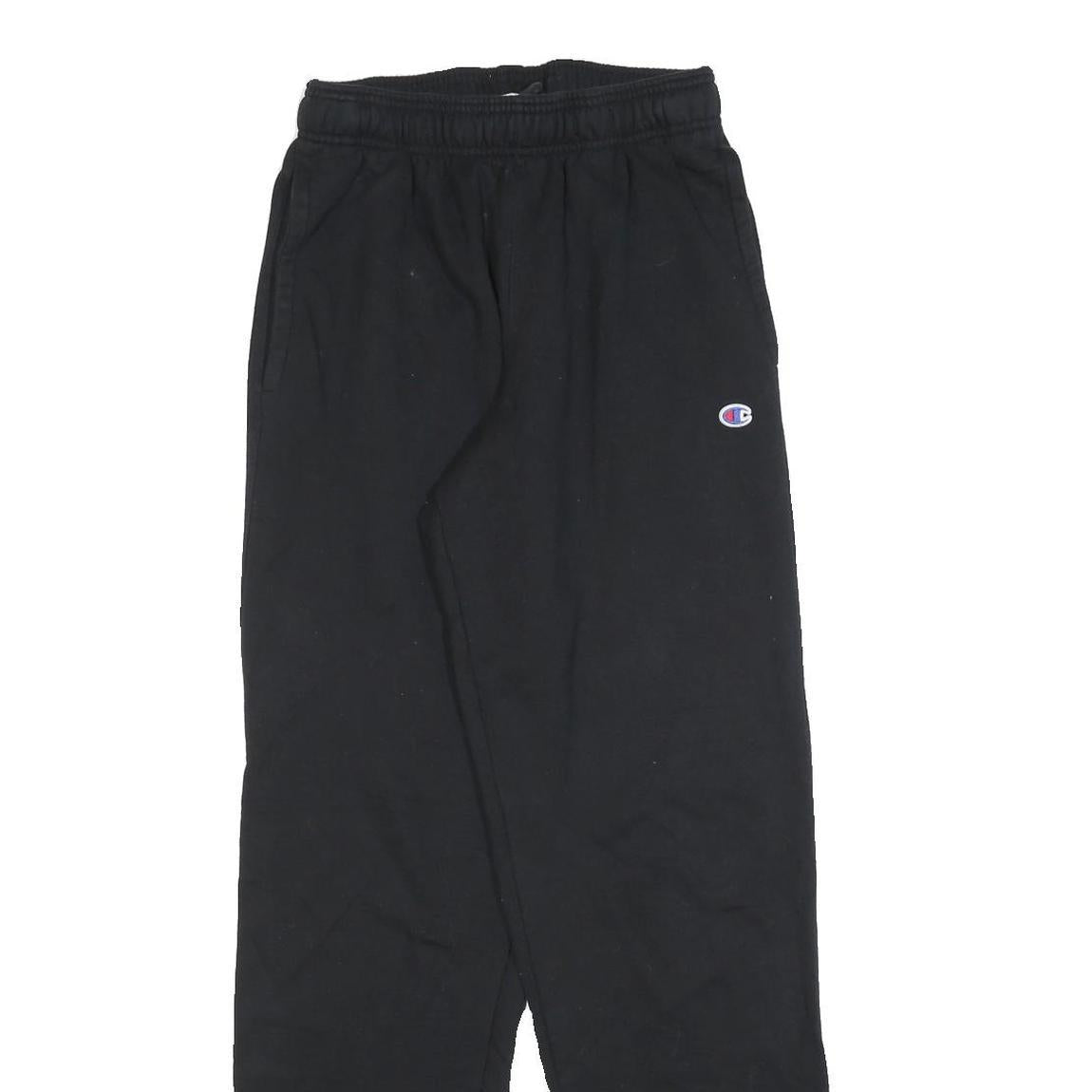 CHAMPION Womens Joggers Black M W26 L31 Slim Tapered Logo Casual Comfort Wear