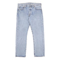 LEVI'S 501 Mens Jeans Blue Regular Straight Denim Light W34 L30 Classic Button