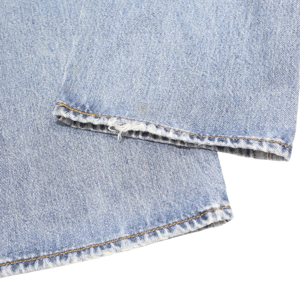 LEVI'S 501 Mens Jeans Blue Regular Straight Denim Light W34 L30 Classic Button