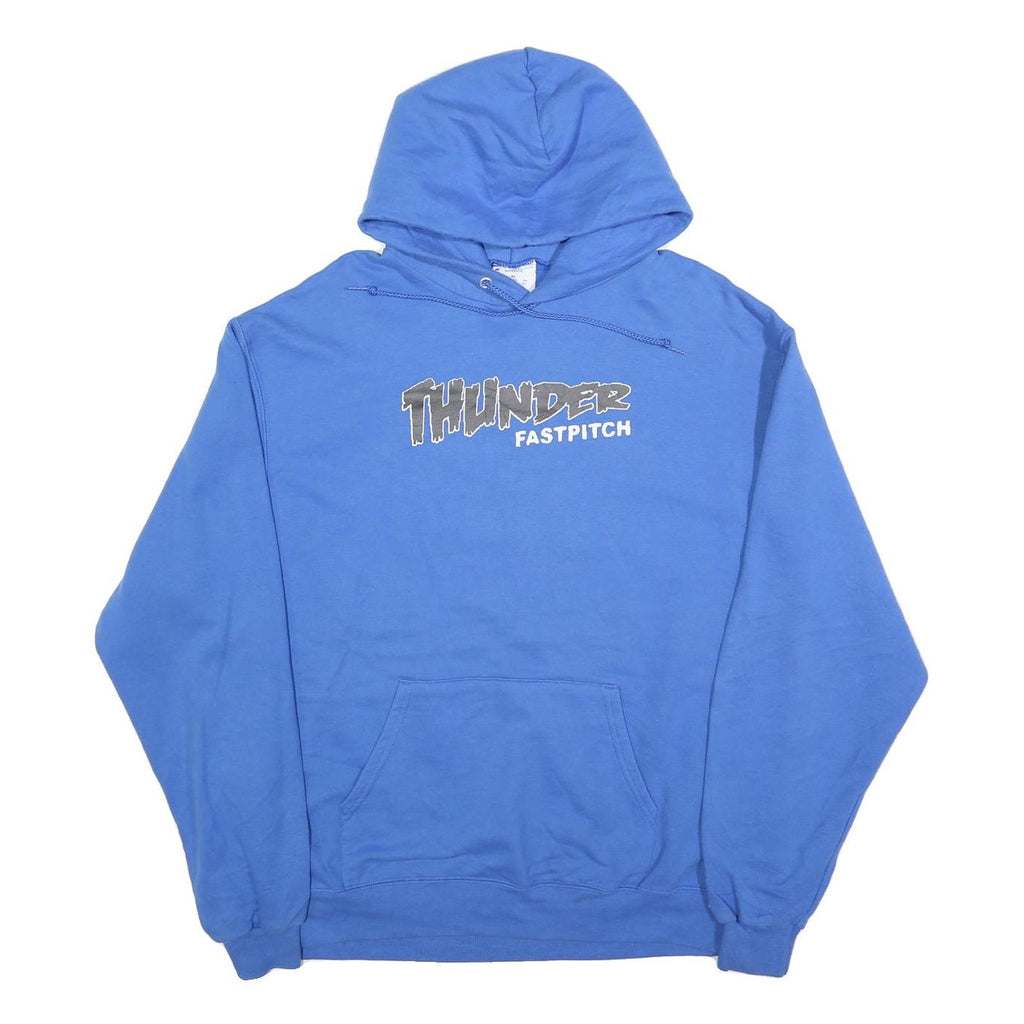 CHAMPION Mens Blue Thunder Fastpitch Pullover Hoodie XL