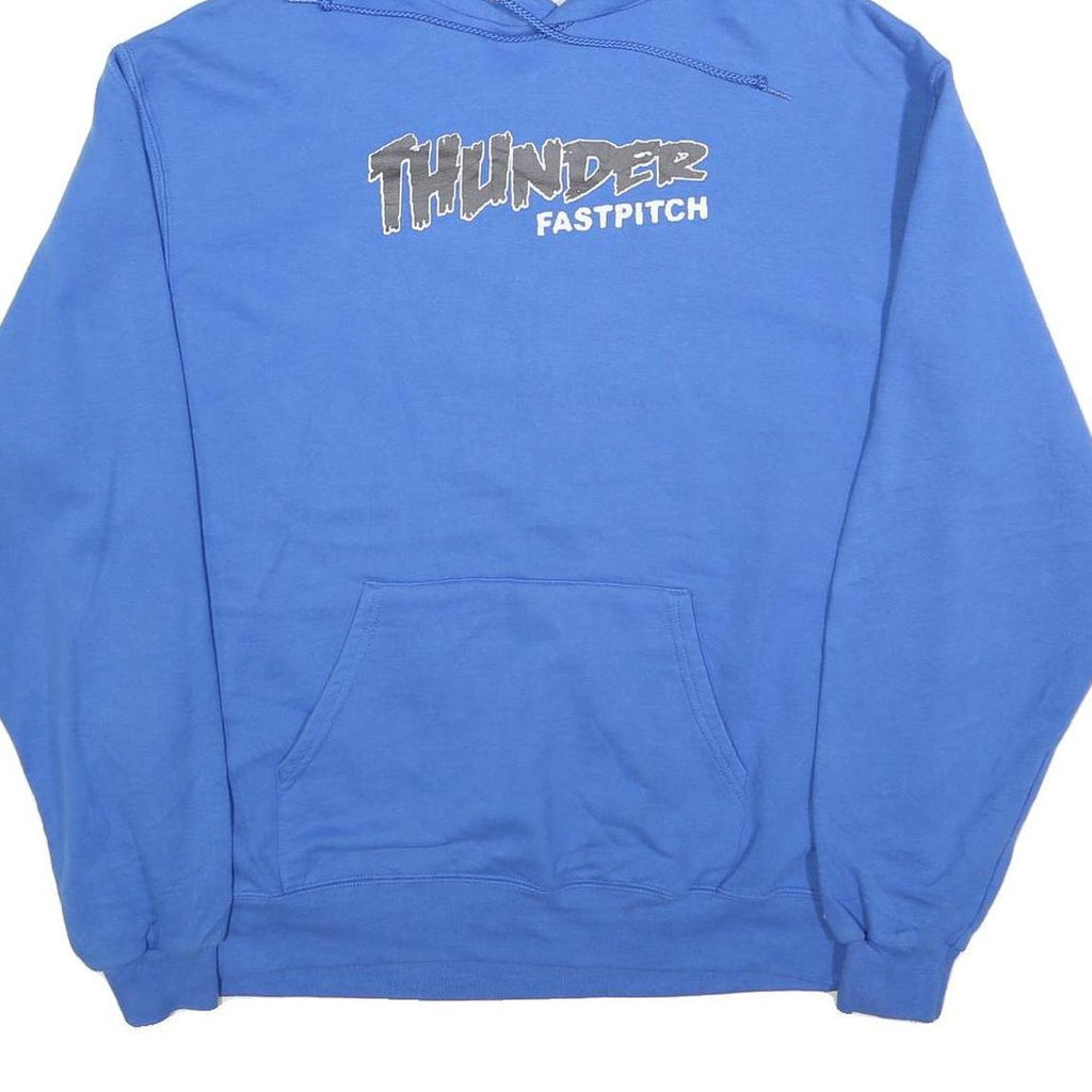 CHAMPION Mens Blue Thunder Fastpitch Pullover Hoodie XL