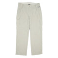 SALEWA Mens Nylon Beige Relaxed Cargo Zip Trousers W36 L33 Outdoor Utility Pants