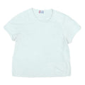 LEVI'S Womens White Short Sleeve Crew Neck T-Shirt S Polyester Casual