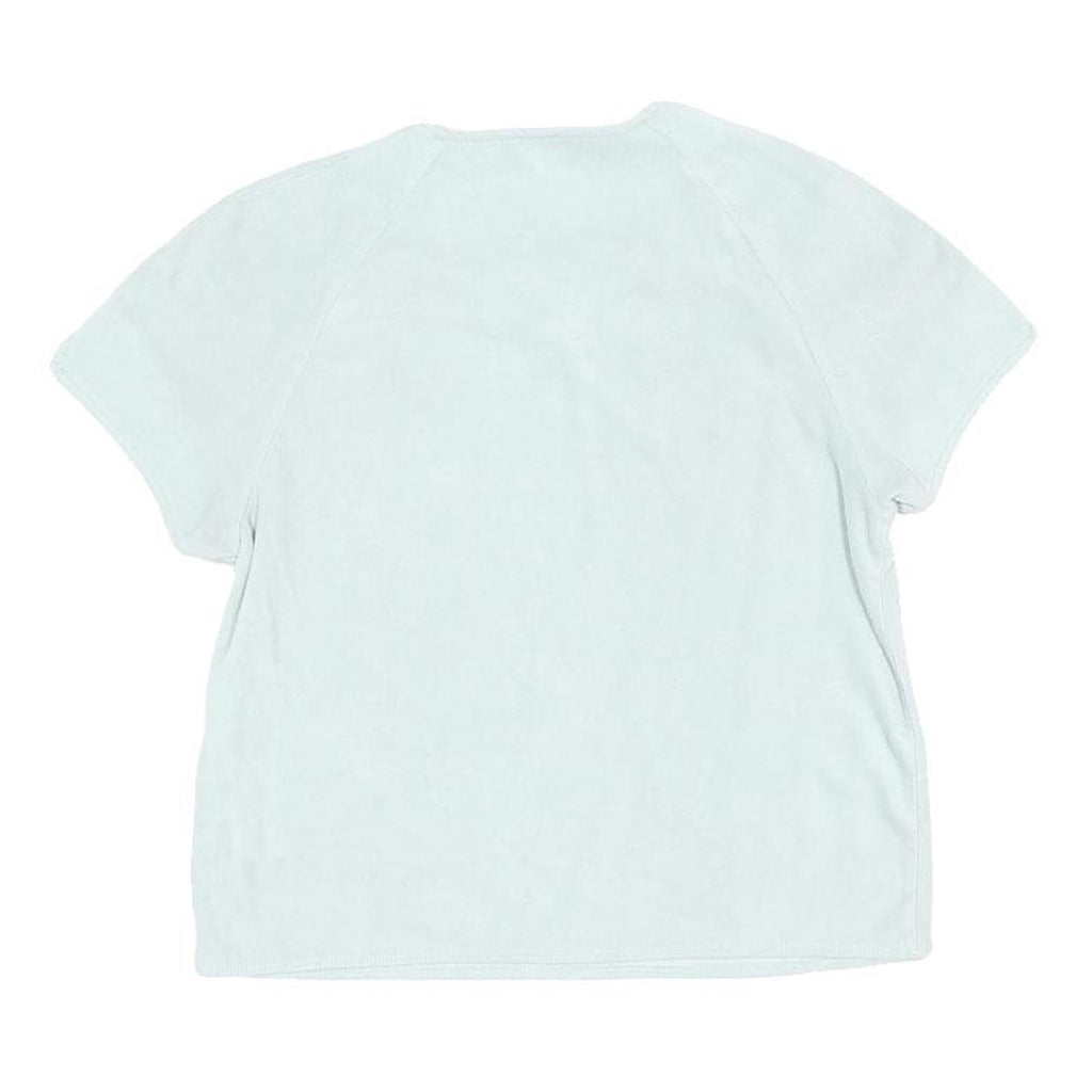 LEVI'S Womens White Short Sleeve Crew Neck T-Shirt S Polyester Casual
