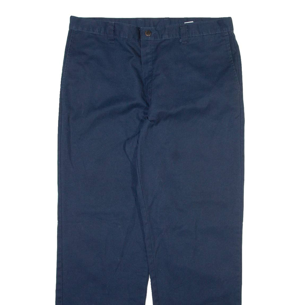 DICKIES Mens Trousers Blue Regular Straight W38 L32